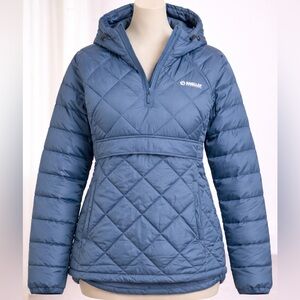Magellan Outdoors Blue Quilted Pullover Jacket – Size M